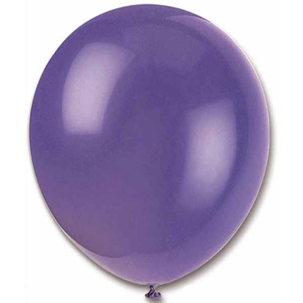 Trico Purple 12-Inch Latex Balloons, 50 Pack
