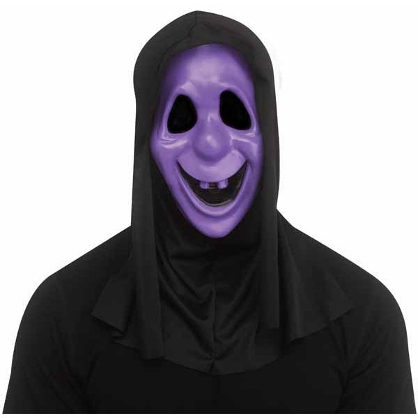 Friendly Ghost Mask in Fluorescent Purple