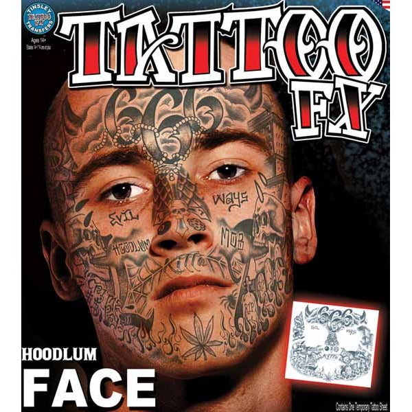 Tinsley Transfers Hoodlum Temporary Tattoos