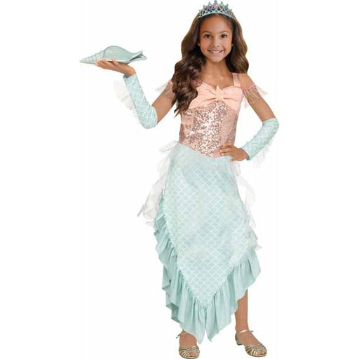 Costume de sirène magique pour enfant, taille moyenne