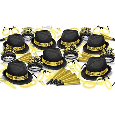Gold Glow New Year's Party Assortment for 50
