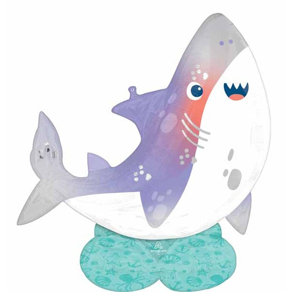 Shark Party AirLoonz 54-Inch Foil Balloon