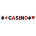 Glittered Casino Streamer, 8½ Inches x 8 Feet