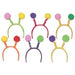Soft Touch Pom Pom Party Boppers Headband, Assorted