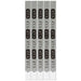 Silver VIP Pattern Wristbands, 100 Count
