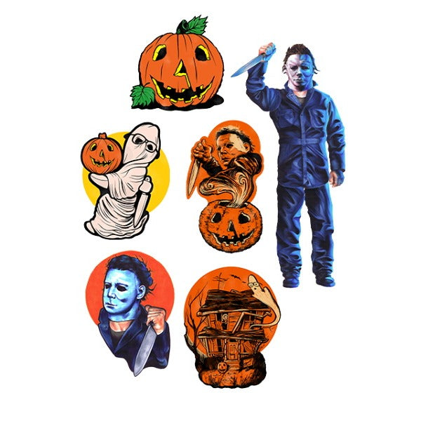 Halloween (1978) Series 1 Wall Decor Set, 6 Pieces