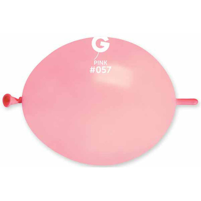 6" Pink Glink #057 Balloons - 100/Bag By Gemar