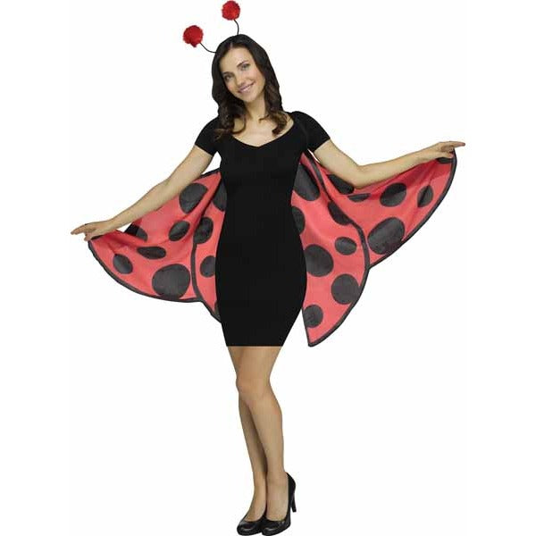 Soft Ladybug Costume Wings