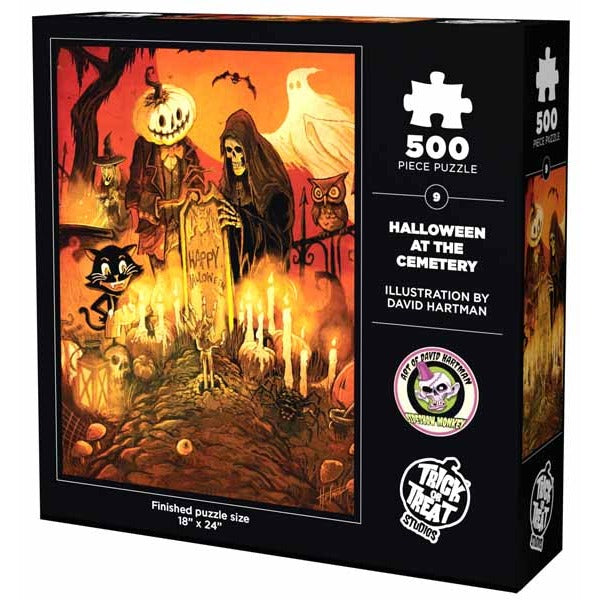 HARTMAN HALLOWEEN AT THE CEMETARY PUZZLE