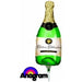 Bubbly Wine Bottle Mini Shape Foil Balloon