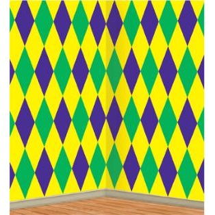 Mardi Gras Harlequin Backdrop