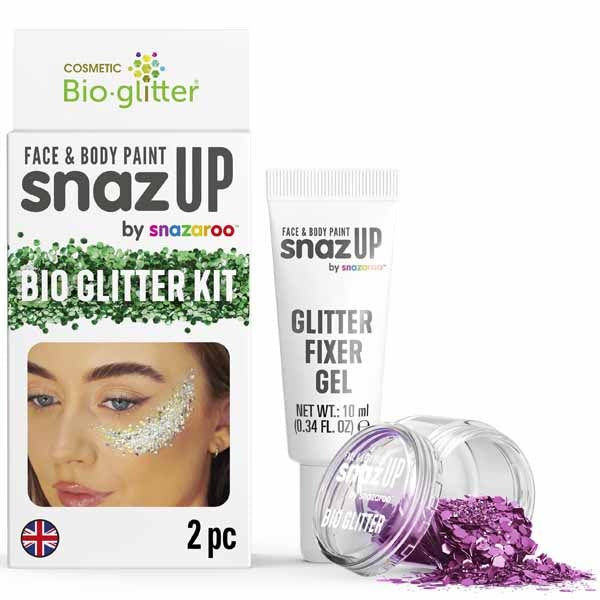 Snazaroo Bio Glitter Kit in Fuchsia
