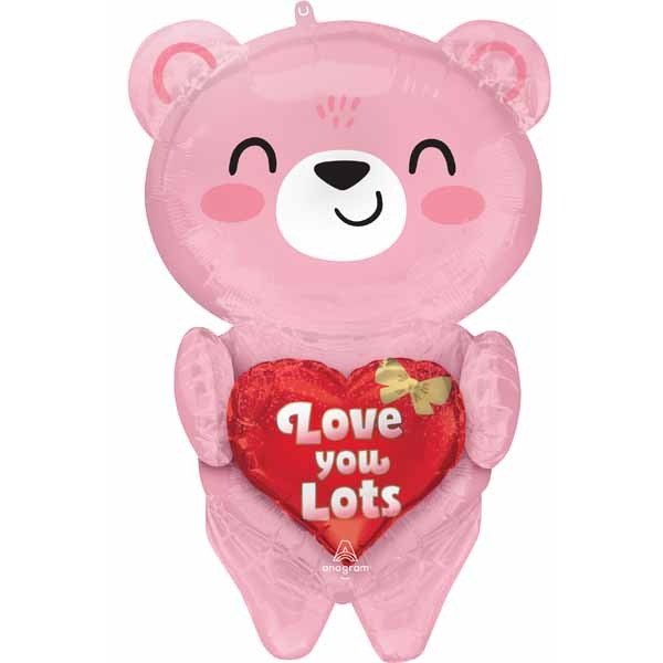 Love You Bear Hugs 31-Inch Foil Balloon