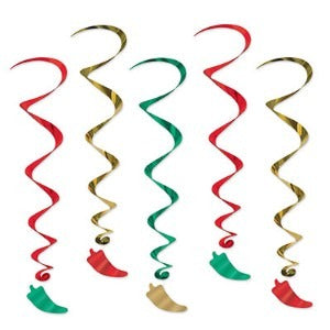 CHILI PEPPER WHIRLS 5/PKG 3'