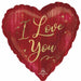 I Love You Rouge 18" Heart Foil Balloon