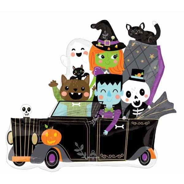 Monster Mingle 30 Inch Halloween Foil Balloon