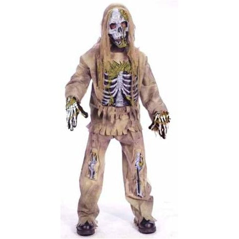 Skeleton Zombie Child Costume, Large 12-14