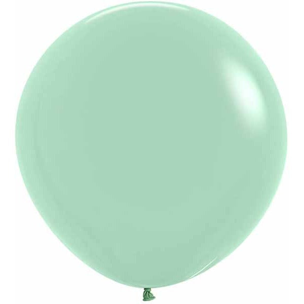 Sempertex 24-Inch Pastel Green Tea Latex Balloons, 10 Pack
