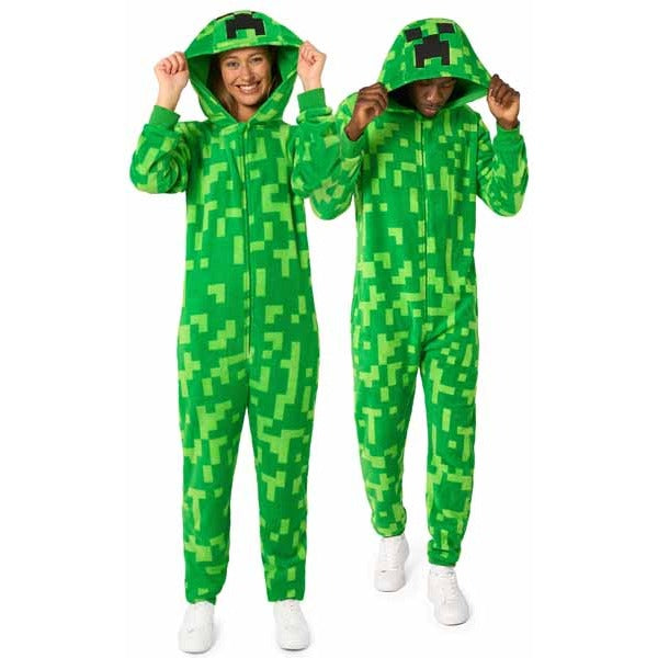 Adult Creeper Onesie Costume, Small