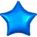 19 Inch Metallic Blue Star Foil Balloon