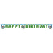 Soccer Fans Happy Birthday Paper Die-Cut Banner
