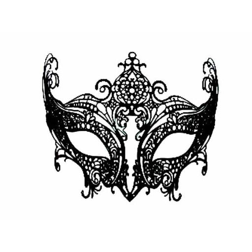 Black Metal Masquerade Mask