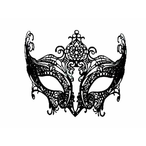Black Metal Masquerade Mask
