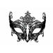Black Metal Masquerade Mask
