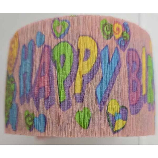 Whimsical Hearts Crepe Paper Streamer, 42 ft