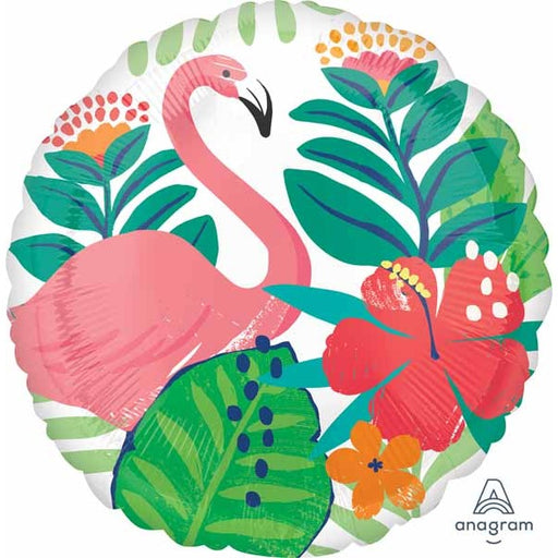 Tropical Jungle 18-Inch Round Foil Balloon