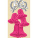 20-Inch Cerise Bell Cluster Decoration