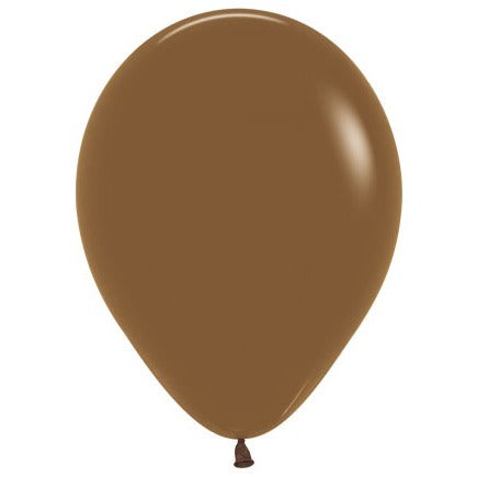 Sempertex Coffee Brown 11" Latex Balloons, 50 Count
