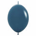 Sempertex Deep Teal 12" Link-O-Loon Latex Balloons, 25 Pack