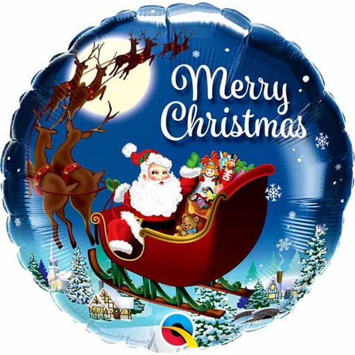Christmas St. Nick 18-Inch Round Foil Balloon