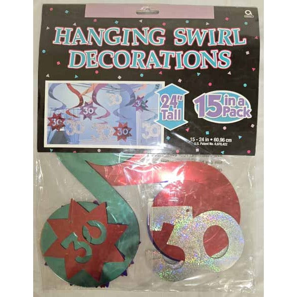 THE PARTY CONT. 30 HANG SWIRLS 15PK/6CS