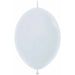 Sempertex White 12-Inch Link-O-Loons Latex Balloons, 25 Pack