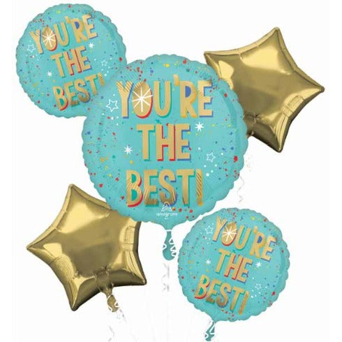 You're the Best Splash Foil Balloon Bouquet