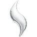 Silver 36 Inch Curve Foil Balloon