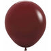 Sempertex Merlot Red 18-Inch Latex Balloons, 25 Pack