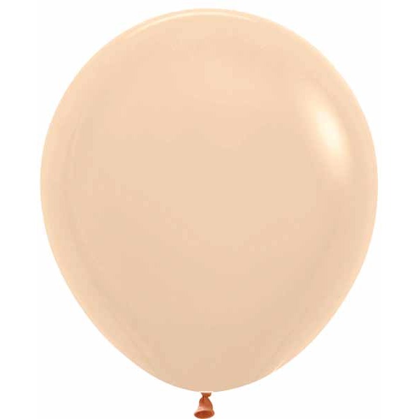 Sempertex Matte Malibu Peach 18-Inch Latex Balloons, 25 Count