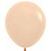 Sempertex Matte Malibu Peach 18-Inch Latex Balloons, 25 Count