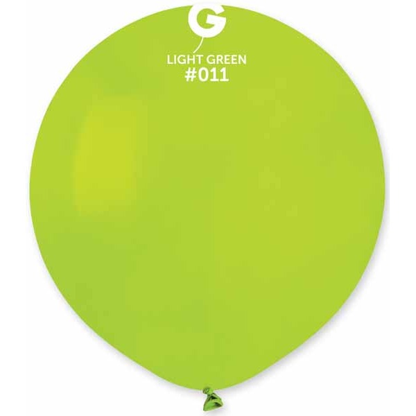 Gemar 19-Inch Light Green Latex Balloons, 25 Count