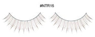 Brown Natural False Eyelashes NTR15
