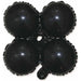 25-Inch Black Quad Arch Foil Balloon