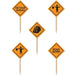 CONSTRUCTION SIGN 2.5" PICKS 50/PKG