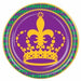 Mardi Gras 9-Inch Plates, 8-Pack