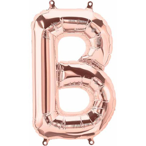 16-Inch Rose Gold Letter B Balloon