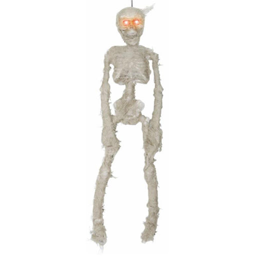 "70-Inch Light Up Mummy Skeleton For Spooky Halloween Decor"