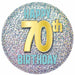"70Th Birthday Button"
