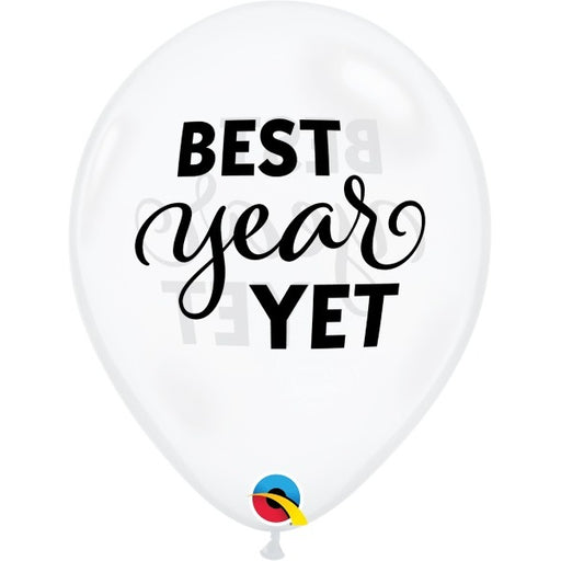 SIMPLY BEST YEAR YET 11" CLEAR 50/BG